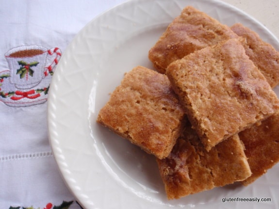 This gluten-free Nutmeg Shortbread is a dense, rich, and somewhat crispy shortbread with intense nutmeg flavor and a glossy golden crust. [from GlutenFreeEasily.com] (photo)