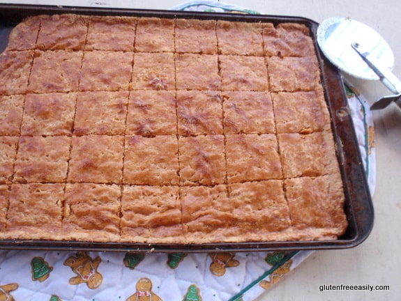 This gluten-free Nutmeg Shortbread is a dense, rich, and somewhat crispy shortbread with intense nutmeg flavor and a glossy golden crust. [from GlutenFreeEasily.com] (photo)