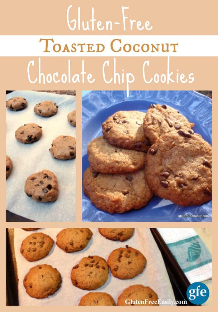 Toasted Coconut Chocolate Chip “Samoa”-Taste Cookies - Gluten-Free, Grain-Free, Dairy-Free, Egg-Free, Vegan at Gluten Free Easily