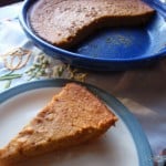 Crustless Gluten-Free Sweet Potato Pie from Gluten Free Easily. Nobody will miss the crust with this pie; I promise! Naturally gluten free and dairy free with grain-free, egg-free option. Oh my, my, my, this pie is good! Warning: It might replace your pumpkin pie. [from GlutenFreeEasily.com]