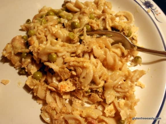 gluten free, dairy free, tuna, salmon, casserole, quick and easy, pantry