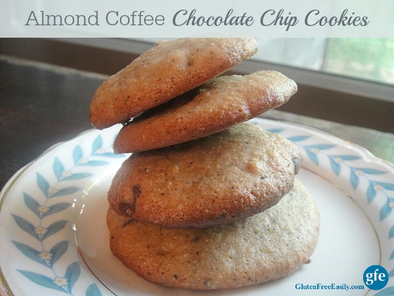 Almond Coffee Chocolate Chip Cookies (Gluten Free, Grain Free, Dairy Free +) at Gluten Free Easily