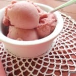 Pretty in pink, light and refreshing Pomegranate Sherbet! Perfect all year long but a godsend during the hot summer months. [from GlutenFreeEasily.com]