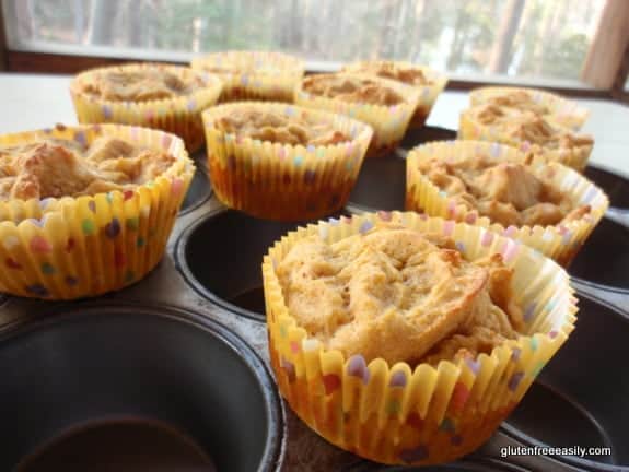 Gluten-Free Pumpkin Mochi Muffins. [from GlutenFreeEasily.com]