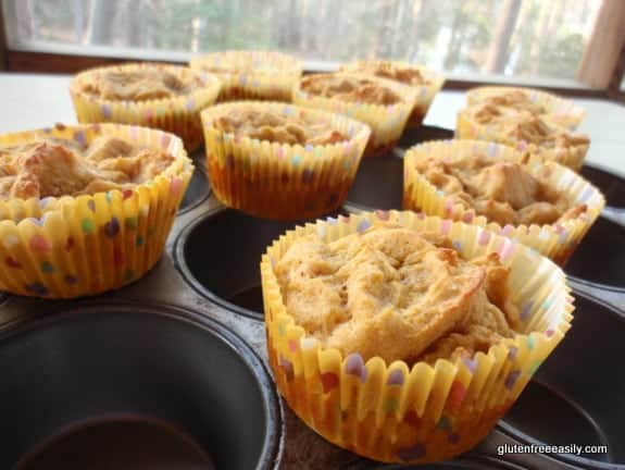 pumpkin, mochi, muffins, gluten free, dairy free, refined sugar free, sweet rice flour, coconut sugar, palm sugar