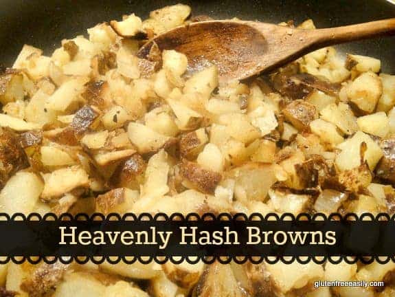 Heavenly Hash Browns from Gluten Free Easily. One of many fabulous Gluten-Free Mother's Day Brunch Recipes!