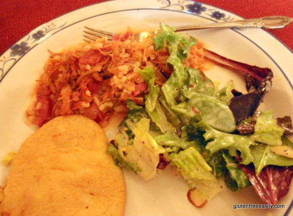 gluten free, dairy free, vegan, Brazilian Un-Cheese Rolls, Great Salad, Crockpot Jambalaya