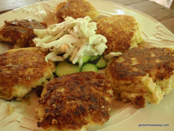 coconut popcorn shrimp cakes, gluten free, dairy free, egg free