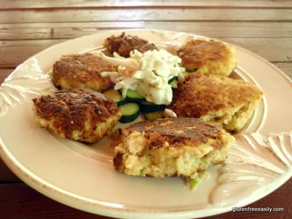 coconut popcorn shrimp cakes, gluten free, dairy free, egg free