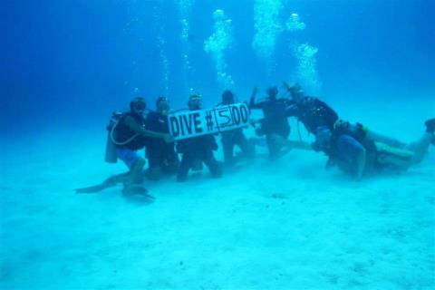 500 dives, milestone, Mr. GFE, Little Cayman Beach Resort