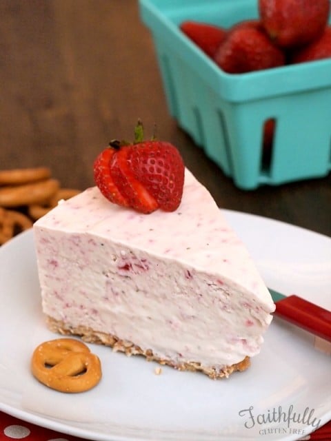 Gluten-Free No Bake Strawberry Ice Cream Cake