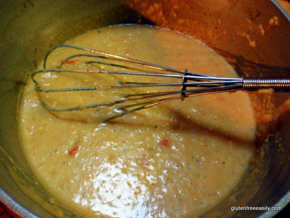 This Spicy Venison Sausage and Russet Potatoes is a scalloped potato dish topped with a lovely cream sauce and spicy sausage patties. [from GlutenFreeEasily.com]