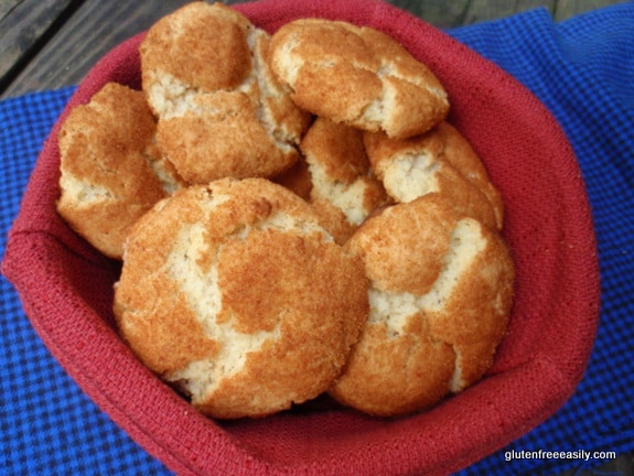 The Mommy Bowl, Deanna, Adopt A Gluten-Free Blogger, snickerdoodles, gluten free, vegan, dairy free, egg free, cookies