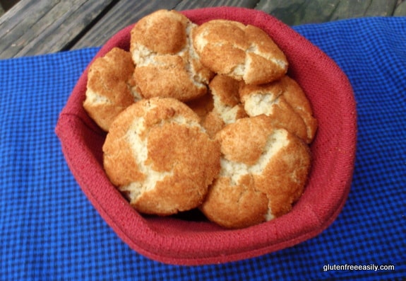 The Mommy Bowl, Deanna, Adopt A Gluten-Free Blogger, snickerdoodles, gluten free, vegan, dairy free, egg free, cookies