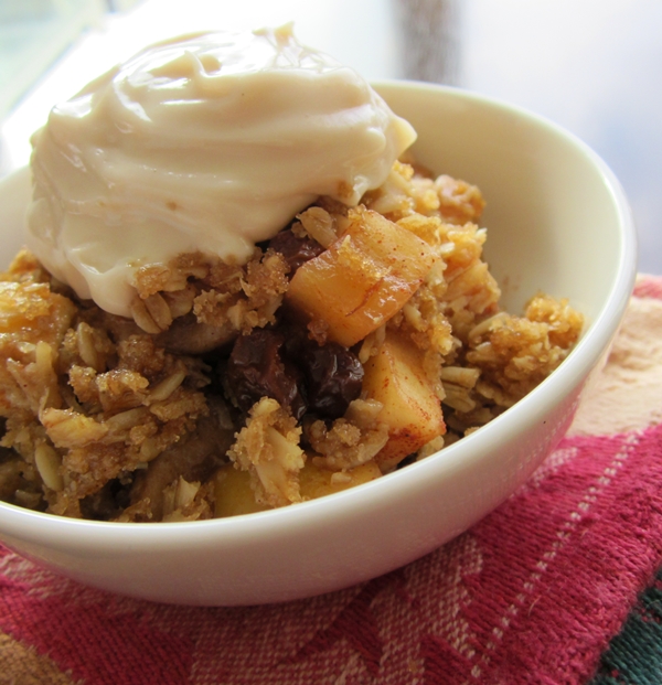 Oatmeal Cookie Apple Crisp from Go Dairy Free