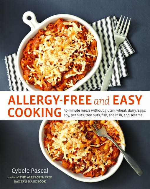gluten free, dairy free, egg free, soy free, nut free, allergy free, cybele pacal, Allergy-Free Easy Cooking, cookbook, giveaway