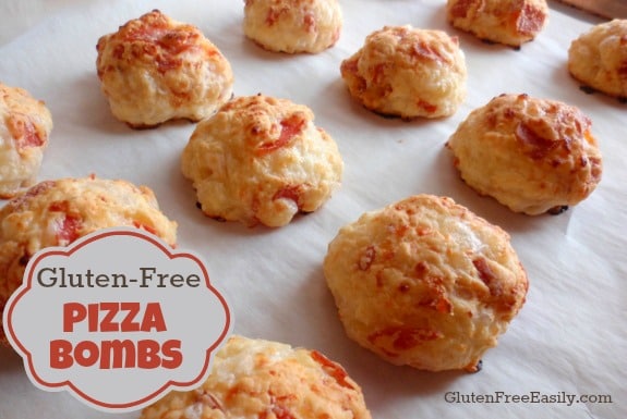 Pizza Bombs from gluten free easily
