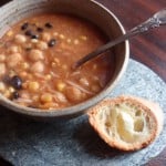 gluten free, dairy free, vegetarian, vegan, Meatless Monday, soup, pantry soup, quick and easy, cabbage, Bloody Mary, beans, recipe