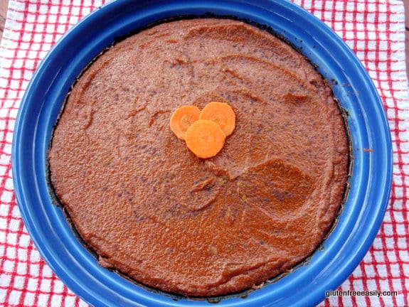 Crustless Carrot Pie [from GlutenFreeEasily.com]