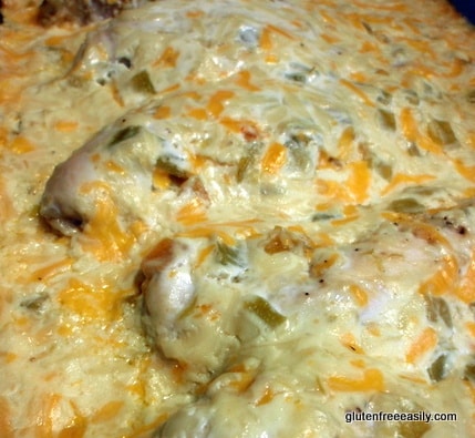 gluten free, dairy free, green chile chicken casserole, chicken casserole, recipe, main dish, entree, gluten free easily, Cinco de Mayo, Mexican