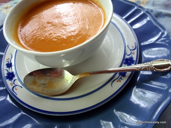 Roasted Veggie Soup from Gluten Free Easily