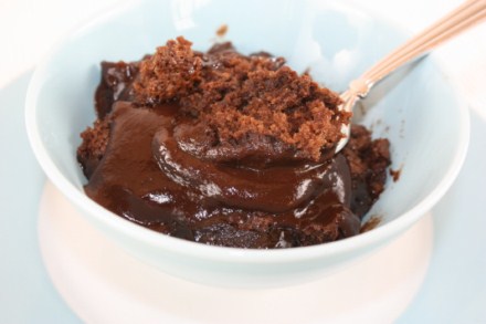 Gluten-Free Chocolate Pudding Cake from Lynn's Kitchen Adventures [featured on AllGlutenFreeDesserts.com]