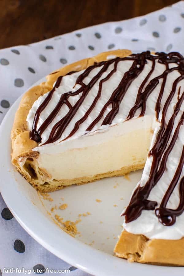 Gluten-Free Cream Puff Pie (aka Eclair Pie) from Faithfully Gluten Free