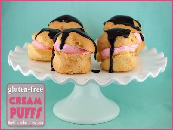 Gluten-Free Cream Puffs aka Chocolate Eclairs from Faithfully Gluten Free (photo)