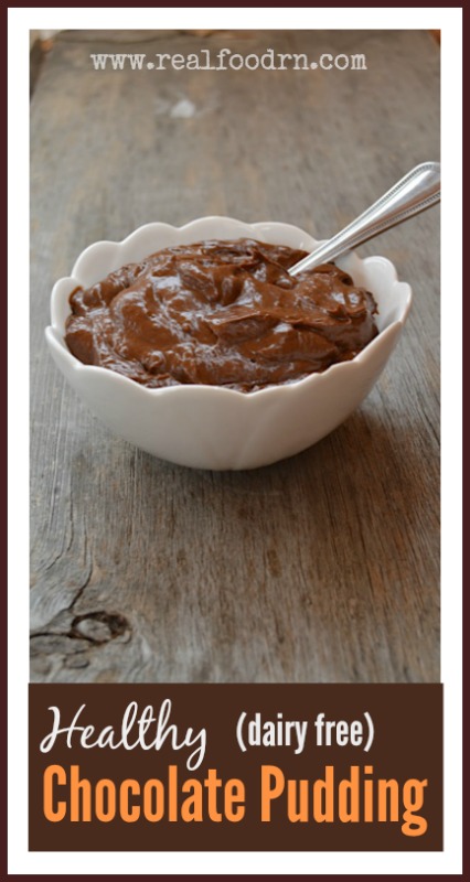 Gluten-Free Healthy Chocolate Pudding Avocado from Real Food RN [featured on AllGlutenFreeDesserts.com]