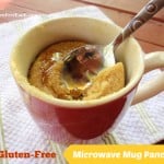 Now you can have a pancake any time you want! With no muss and no fuss! Gluten-Free Mug Pancake from Gluten Free Easily (photo)