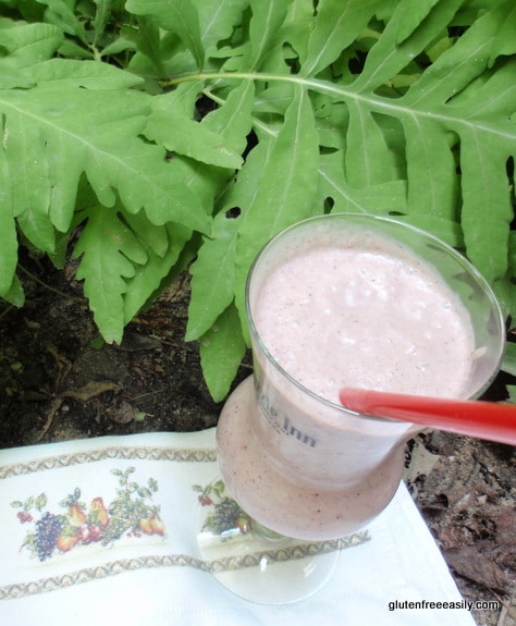 Oh, wow! It's a Purple Cow! Purple Cow beverage recipe. I can't think of a better way to cool off in the summer. (photo)