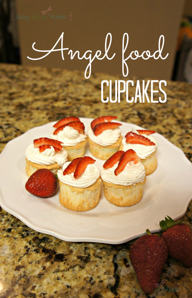 Angel Food Cupcakes from Easy Green Mom