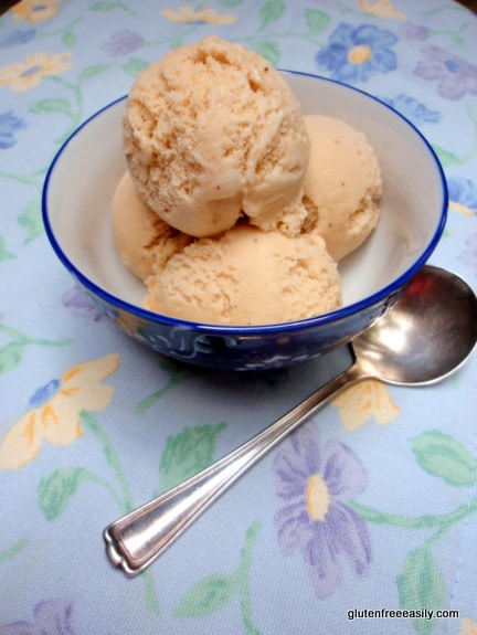 homemade banana ice cream, gluten free, dairy free, refined sugar free, gluten free easily