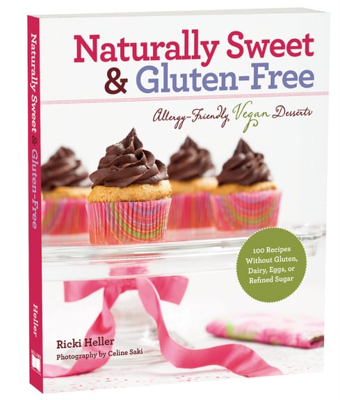 Naturally Sweet & Gluten-Free Cookbook, Ricki Heller, gluten-free dessert cookbook, gluten-free recipes, dairy-free recipes, egg-free recipes, vegan recipes, gluten-free vegan cookbook, Diet Dessert and Dogs