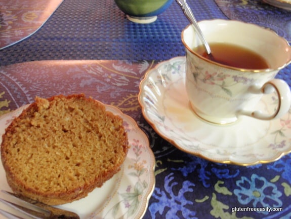 Gluten-Free Pumpkin Spice Bundt Cake Slice Gluten Free Easily