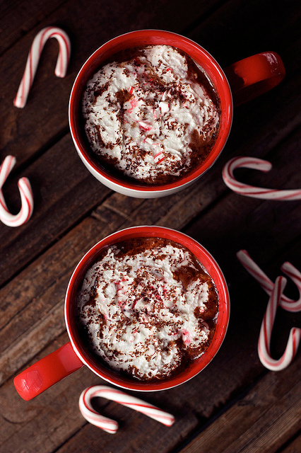 Peppermint Mocha or Peppermint Hot Cocoa from Tasty Yummies