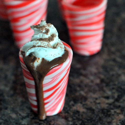 Hot Chocolate Peppermint Shots from Spabettie