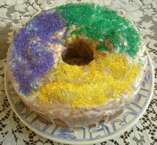 gluten free mardi gras cake