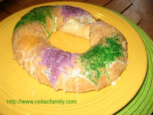 Another terrific Mardi Gras recipe! Gluten-Free King Cake from Celiac Family