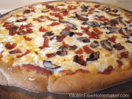 Single Pizza Crust from The Gluten-Free Homemaker