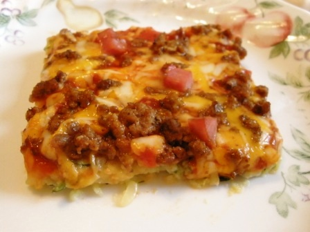 Zucchini Pizza Crust from The Gluten-Free Homemaker Zucchini Pizza Crust from The Gluten-Free Homemaker