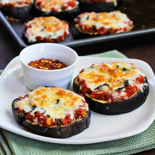 Julia Child's Gluten-Free Eggplant Pizzas from Kalyn's Kitchen