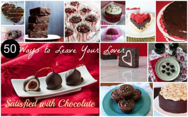 50 Ways To Leave Your Lover ... Satisfied with Gluten-Free Chocolate Desserts. So many ideal choices to make your partner happy on Valentine's Day, their birthday, and any other special day. [featured on GlutenFreeEasily.com]