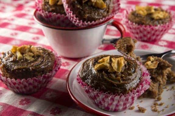Gluten-Free Salted Caramel Apple Muffins from Sweet Debbie's Organic Treats by Debbie Adler