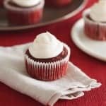 Gluten-Free Red Velvet Cupcakes with Vanilla Cream Cheese Frosting from Gluten-Free 101 by Carol Fenster. (featured on GlutenFreeEasily.com)