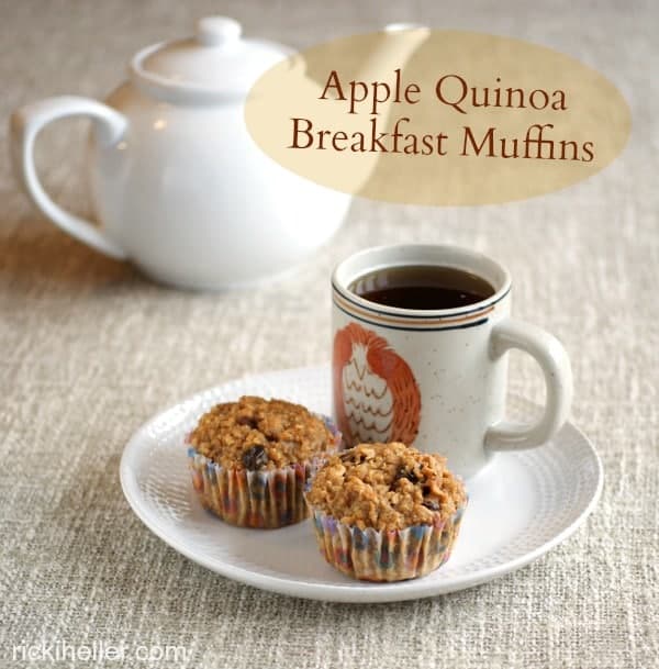 Gluten-Free Apple Quinoa Muffins from Ricki Heller