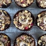 Banana Split Muffins from Pocketfuls. One of many fabulous gluten-free muffins shared during Muffin Madness!