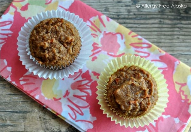 Delicious Paleo Carrot Cake Muffins. These muffins are so very delicious that nobody will even realize that they're healthy!