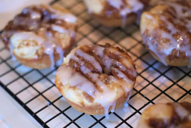 Gluten-Free Cinnamon Roll Muffins. From Sarah Bakes Gluten Free.