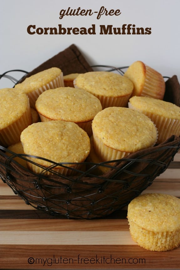 If you're a lover of sweeter corn muffins, you'll flip over these Gluten-Free Classic Sweet Cornbread Muffins from My Gluten-Free Kitchen! (photo)